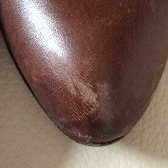 Made and bought in Italy brown leather cowboy boot - Picture 3 of 7